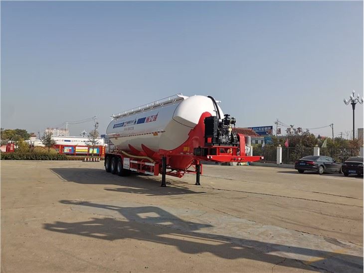 48m3 Vertikali Siment Trab Tanker Semi Trailer