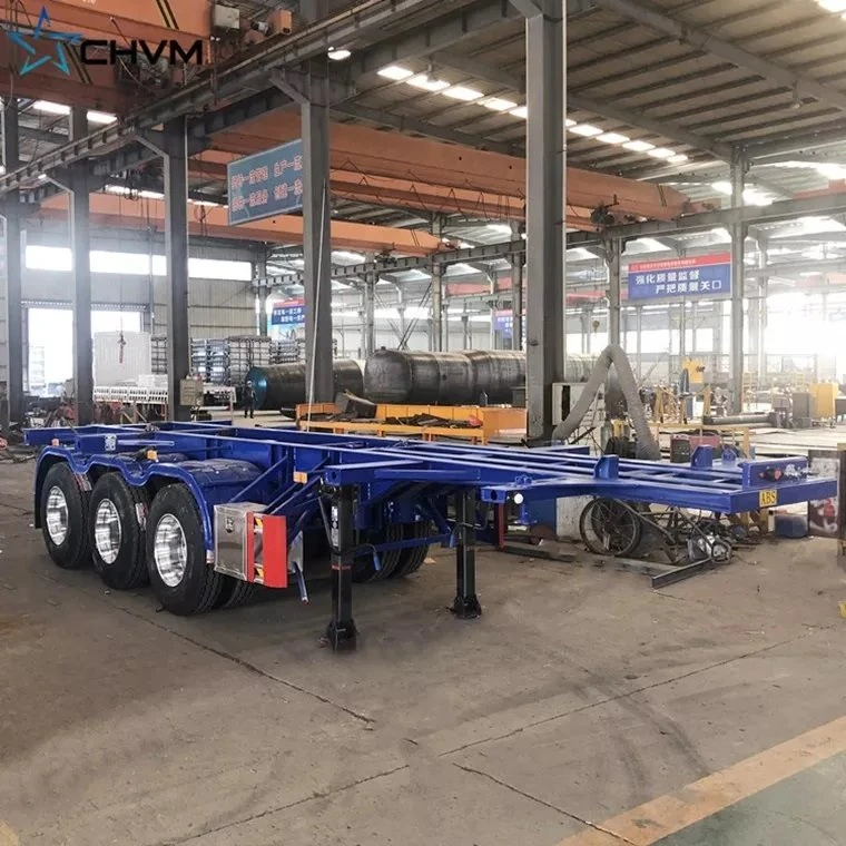 40FT Kontenitur Skeletru Truck Trailer
