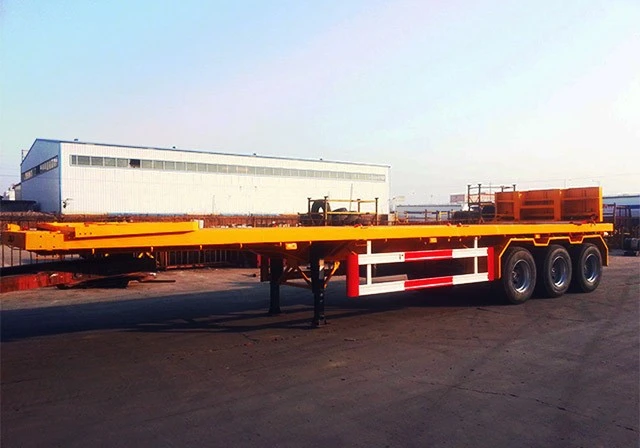 Ċina Hot Sale Flatbed Tractor Trailer Bi Kwalità Durabbli