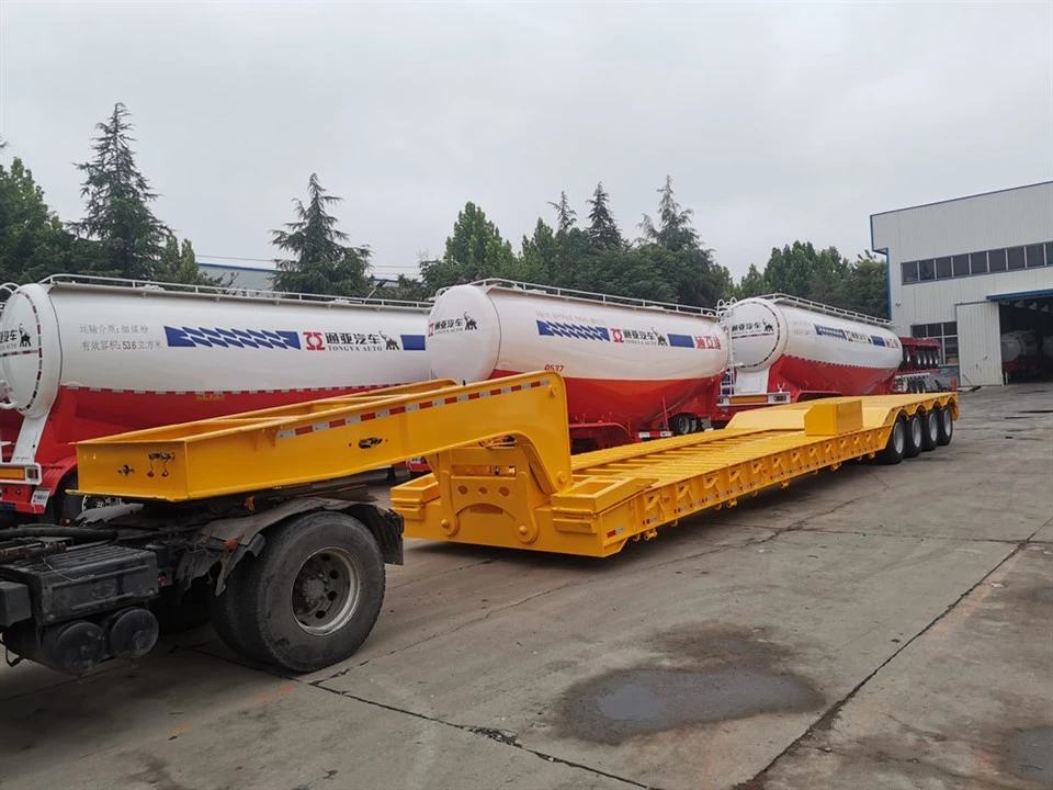 Idrawliku Gooseneck Lowbed Semi Trailer