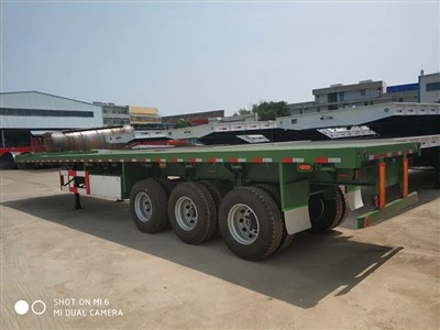 3 Fusien Kontenitur Flatbed Trailer