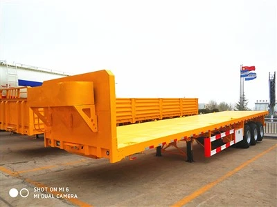 40ft Kontenitur Flatbed Semi Trailer