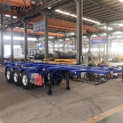 40FT Kontenitur Skeletru Truck Trailer