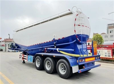 45T Bulk Siment Karru Fabbrika Prezzijiet Bulk Siment Tank Semi Karru għall-Bejgħ