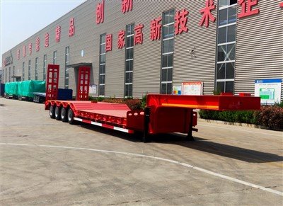 60tuns Low Bed Semi Trailer