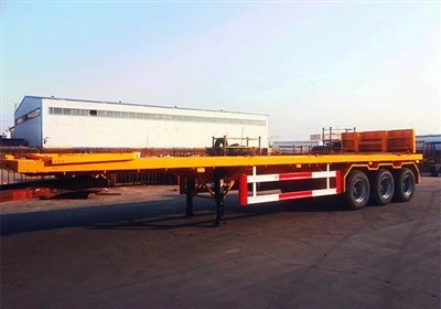 Ċina Hot Sale Flatbed Tractor Trailer Bi Kwalità Durabbli