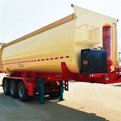 Ċina Manudacture TONGYA 3 Fusien Rear Tipper Semi Trailer