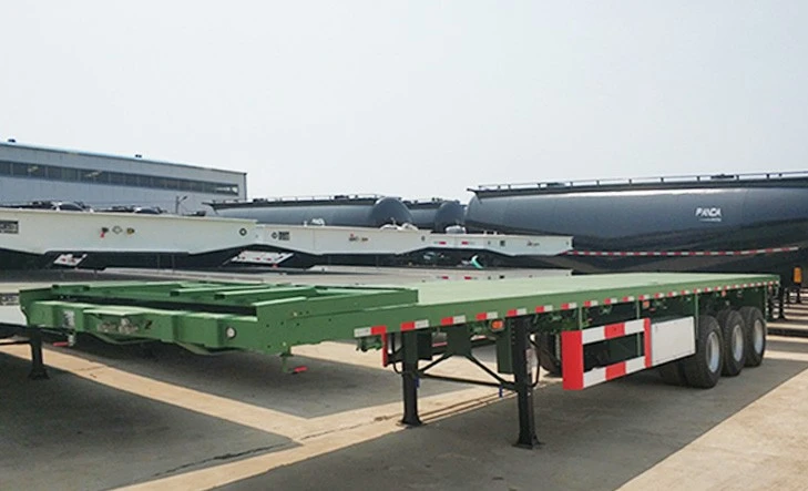 TONGYA 40ft Kontenitur Flatbed Semi Trailer Bi Kwalità Durabbli