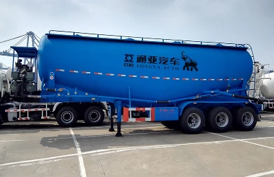 3 Axle Bulk Siment Tanker Semi Trailer Bil-Kumpressur tal-Arja