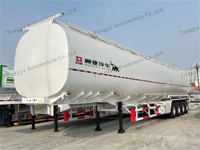 4 Fus 80000L Tanker tal-Fjuwil Semi Trailer
