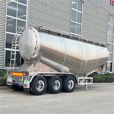 Karru tat-tanker tas-siment bl-ingrossa tal-aluminju