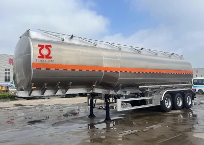 Semi Trailer Tanker tal-Fjuwil tal-Aluminju
