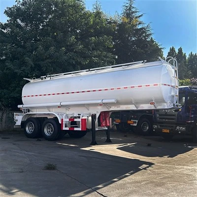 2 Fuel Tank tal-Fjuwil Semi Trailer